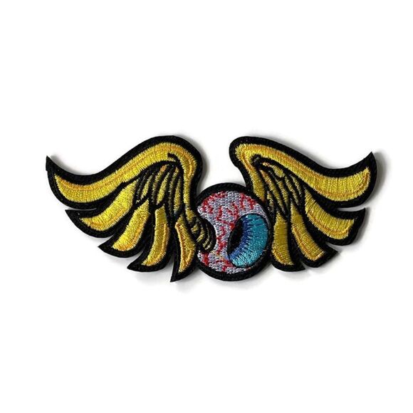 Other - Flying Eyeball Embroidered Patch
